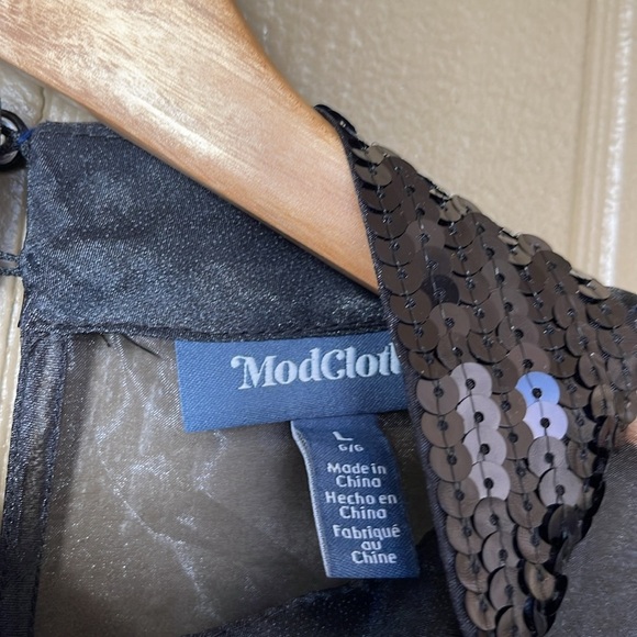 Modcloth sheer sequin dress - Picture 6 of 8